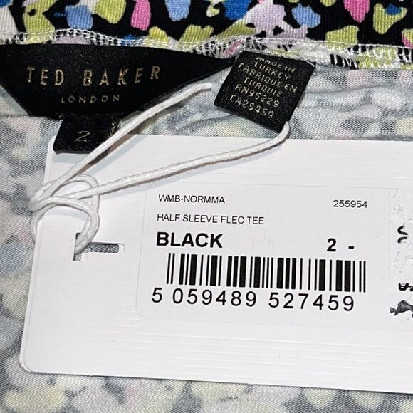 NWT Ted Baker NORMMA Half Sleeve Flec Tee Ted 2/ US Medium - Picture 10 of 13